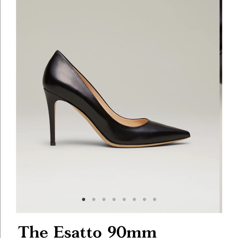 M Gemi size 37.5 black stilettos